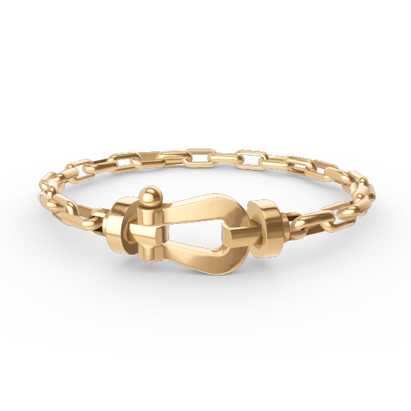 „Dream“-Metallarmband mit großem Hufeisenverschluss
