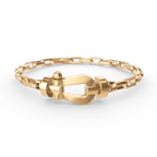 „Dream“-Metallarmband mit großem Hufeisenverschluss
