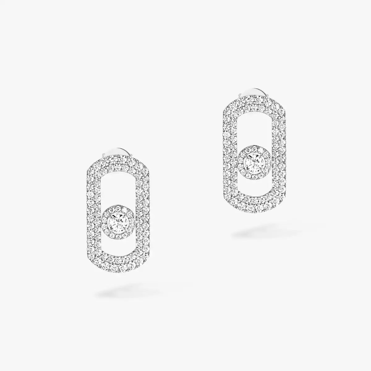 [Dream ]So Move Pave_-Set Diamond Earrings in Silver