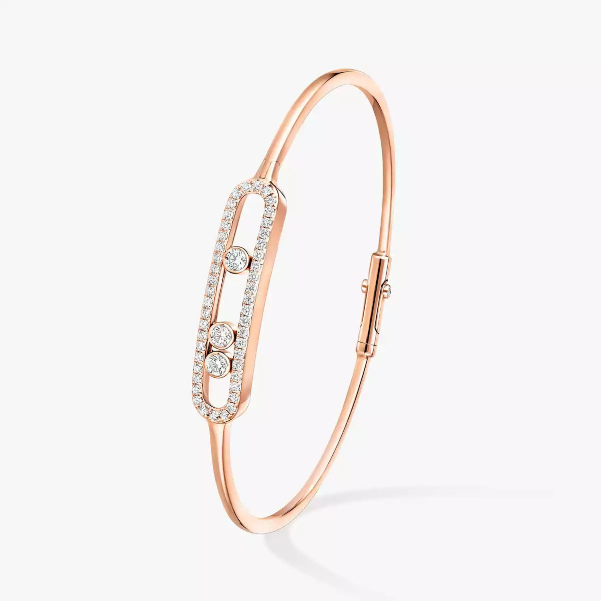 [Dream ]Move Pav茅 Diamond Bangle Bracelet M