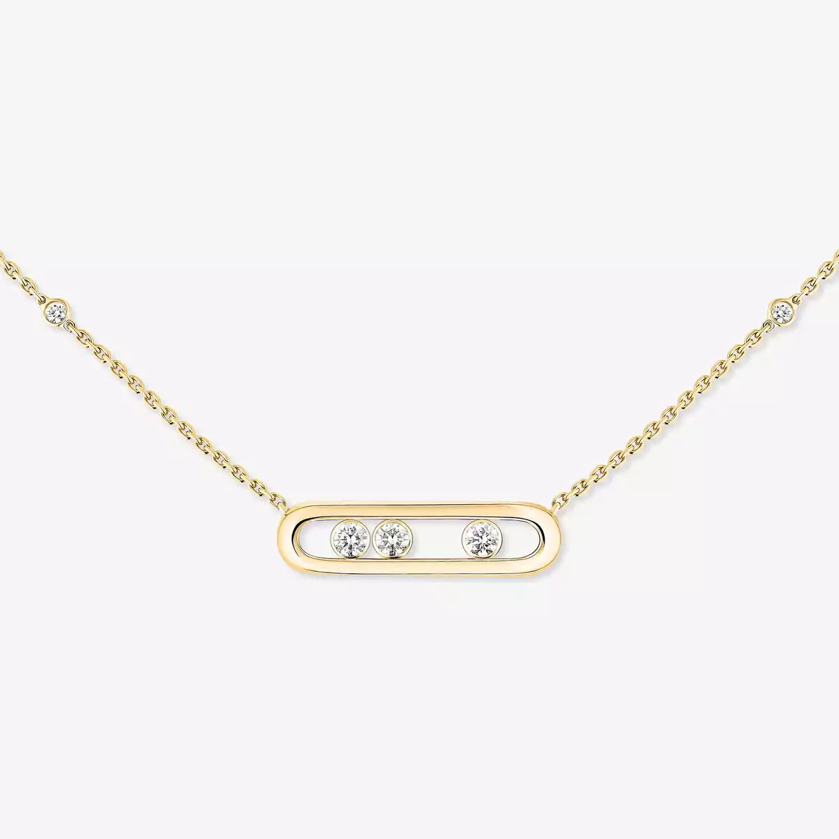 [Dream ] Baby Move Gold Diamond Necklace