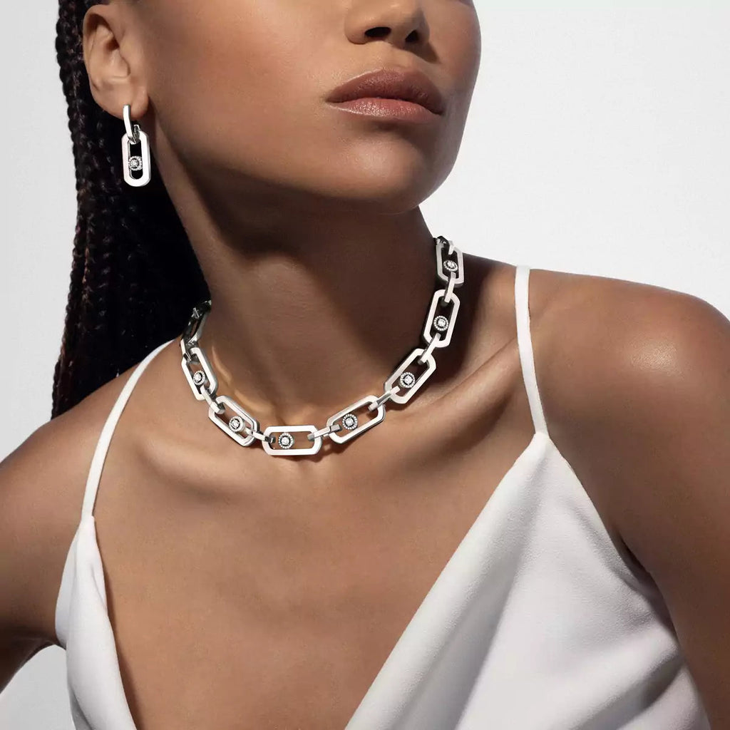 [Dream ]So Move XL Diamond Pendant Earrings