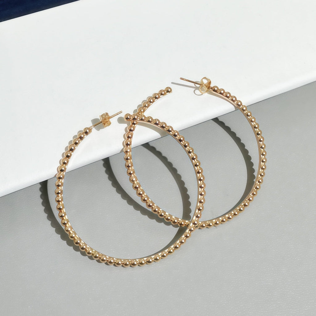 [Dream JURI] SMOOTH BEAD STUD EARRINGS