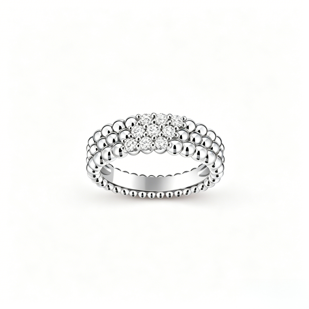 [Dream JURI] THREE-ROW DIAMOND RING