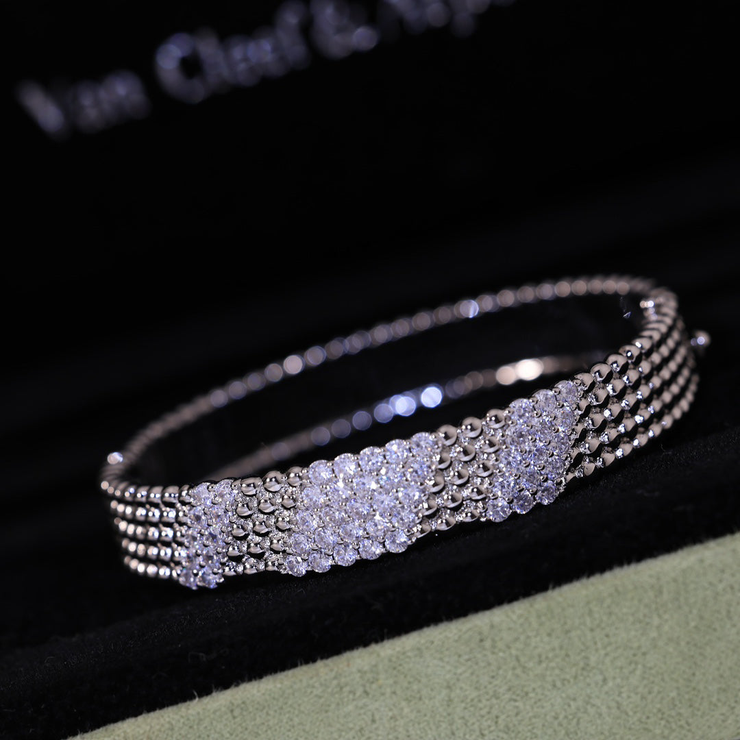 [Dream JURI]  FIVE-ROW DIAMOND BRACELET