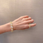 [Dream JURI]  FIVE-ROW DIAMOND BRACELET