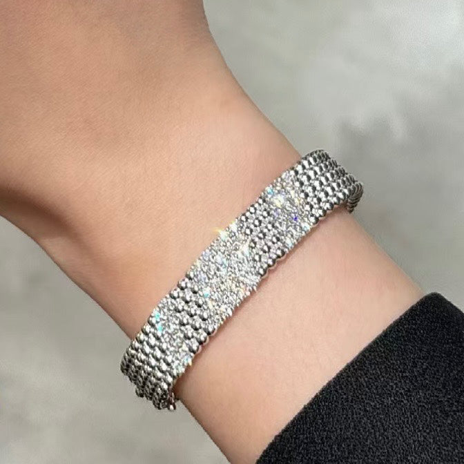 [Dream JURI]  FIVE-ROW DIAMOND BRACELET