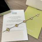 [Dream]New  CLOVER 5 MOTIF LASER BRACELET COLLECTION
