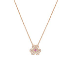 ¡®Dream¡¯FRIVOLE ROSE GOLD FLOWER DIAMOND NECKLACE