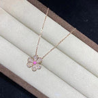 ¡®Dream¡¯FRIVOLE ROSE GOLD FLOWER DIAMOND NECKLACE