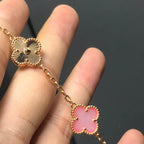 [Dream]Neue ROSA PERLMUTT-ARMBANDKOLLEKTION MIT KLEEBÄTTERN (5 MOTIVE)