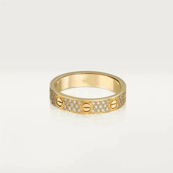 „Dream“ LOVE RING 3.6MM DIAMANT GEPLASTERED
