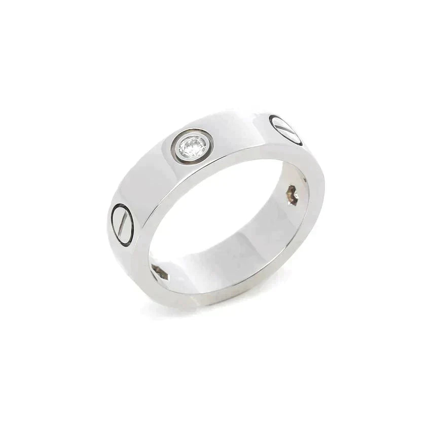 ¡®Dream¡¯LOVE RING 5.5MM 3 DIAMONDS SILBER